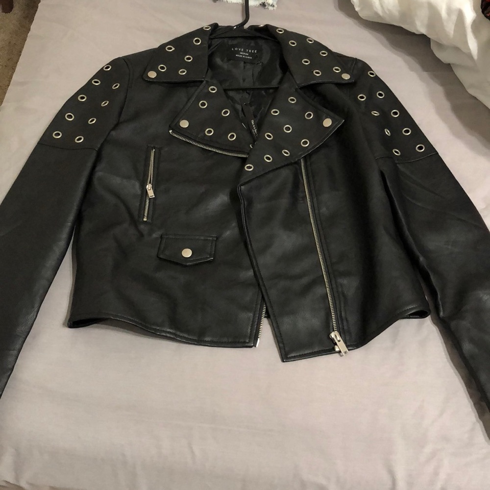 Leather jacket
